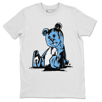 Air Jordan 1 Retro High OG UNC Toe Shirt to match Jordans Dark Bear Sneaker Tees Air Jordan 1 Retro UNC Toe Shirts Crew Neck T-Shirts White 2