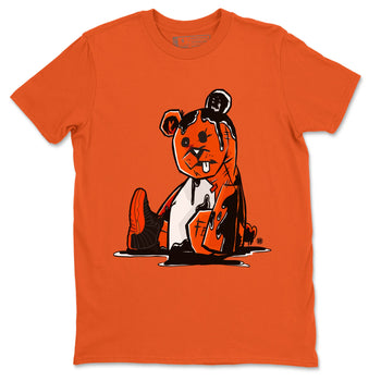 Air Jordan 12 Brilliant Orange Sneaker Match Tees Dark Bear Sneaker Tees Air Jordan 12 WMNS Brilliant Orange Tees Unisex Shirts Orange 2