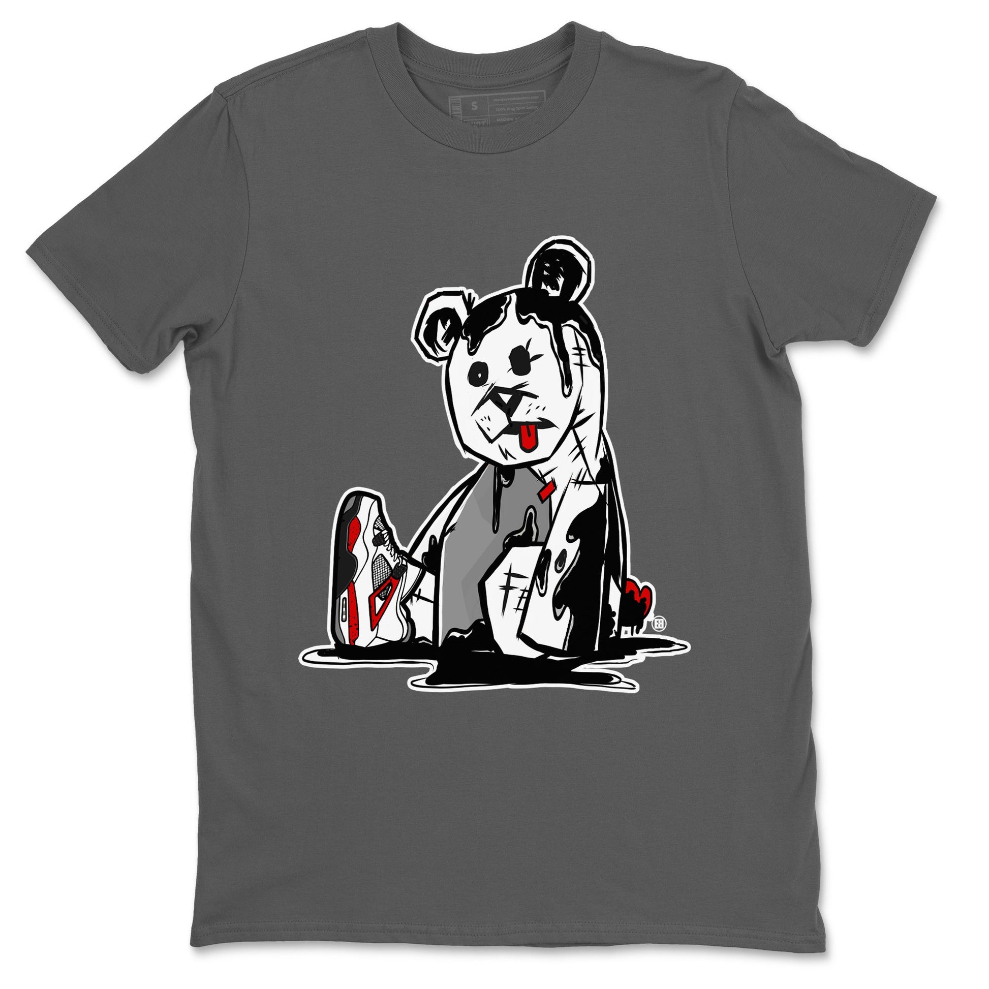 Air Jordan 4 Red Cement Sneaker Match Tees Dark Bear Sneaker Tees Air Jordan 4 Retro Red Cement SNRT Sneaker Release Tees Unisex Shirts Cool Grey 2
