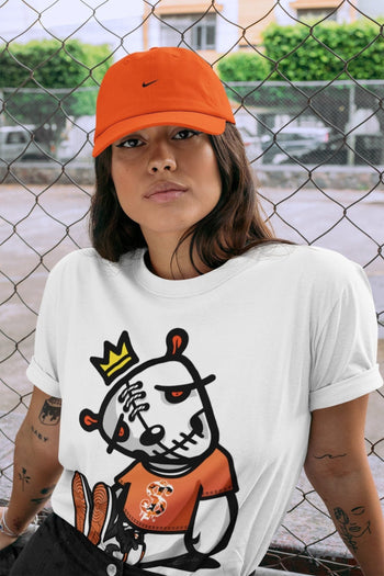 Jordan 1 Electro Orange Sneaker Match Tees Dead Dolls Sneaker Tees Jordan 1 Electro Orange Sneaker Release Tees Unisex Shirts