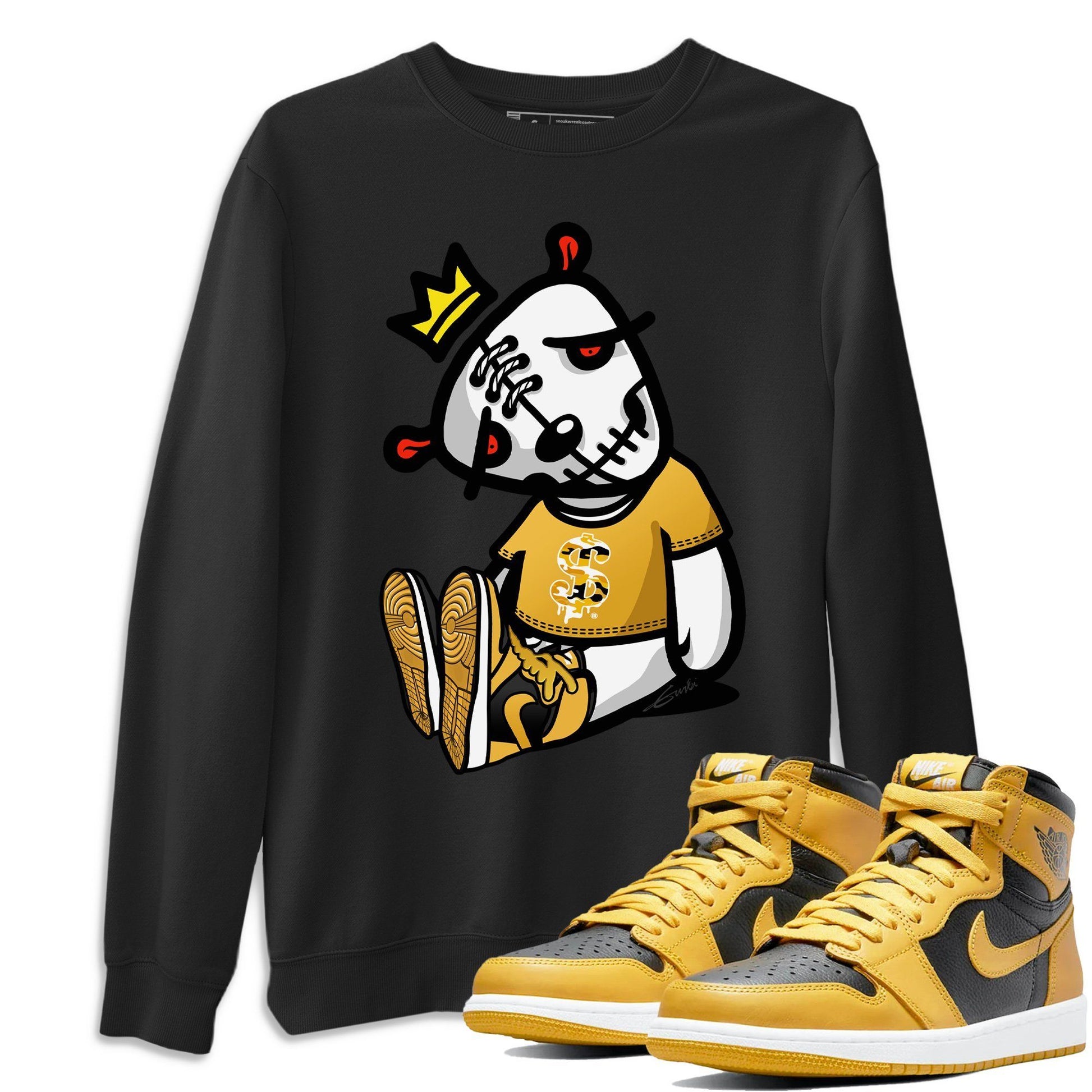 Jordan 1 Pollen Sneaker Match Tees Dead Dolls Sneaker Tees Jordan 1 Pollen Sneaker Release Tees Unisex Shirts