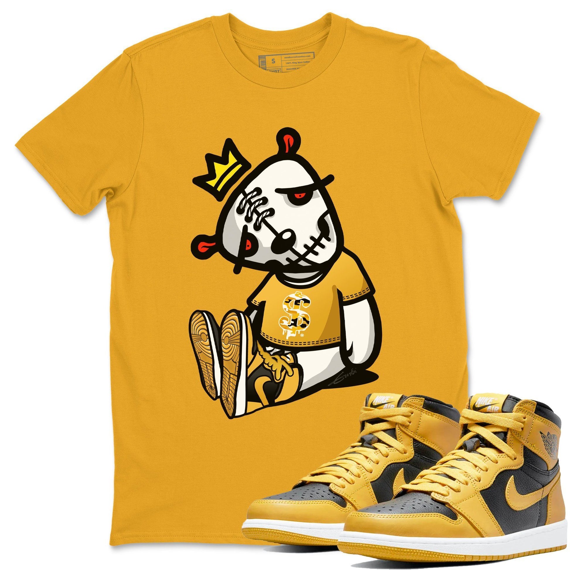 Jordan 1 Pollen Sneaker Match Tees Dead Dolls Sneaker Tees Jordan 1 Pollen Sneaker Release Tees Unisex Shirts
