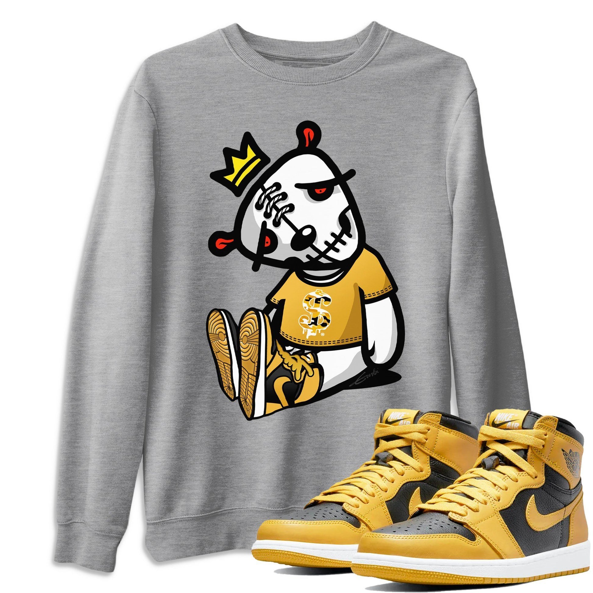 Jordan 1 Pollen Sneaker Match Tees Dead Dolls Sneaker Tees Jordan 1 Pollen Sneaker Release Tees Unisex Shirts