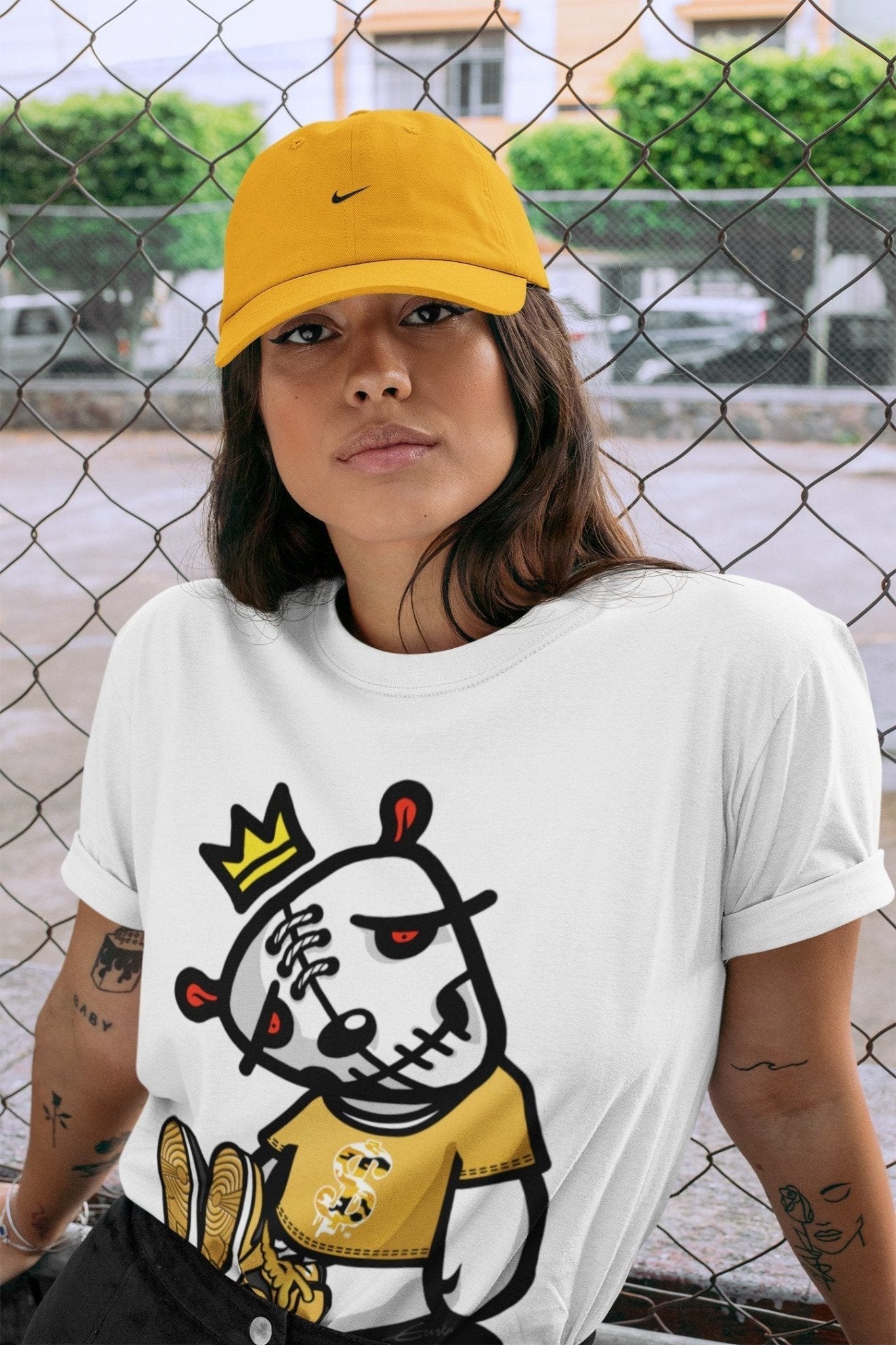 Jordan 1 Pollen Sneaker Match Tees Dead Dolls Sneaker Tees Jordan 1 Pollen Sneaker Release Tees Unisex Shirts