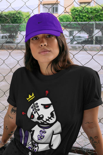 Jordan 1 WMNS Court Purple Sneaker Match Tees Dead Dolls Sneaker Tees Jordan 1 WMNS Court Purple Sneaker Release Tees Unisex Shirts