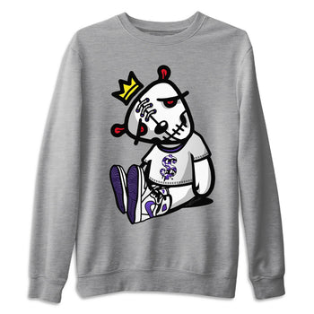 Jordan 1 WMNS Court Purple Sneaker Match Tees Dead Dolls Sneaker Tees Jordan 1 WMNS Court Purple Sneaker Release Tees Unisex Shirts