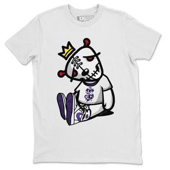 Jordan 1 WMNS Court Purple Sneaker Match Tees Dead Dolls Sneaker Tees Jordan 1 WMNS Court Purple Sneaker Release Tees Unisex Shirts