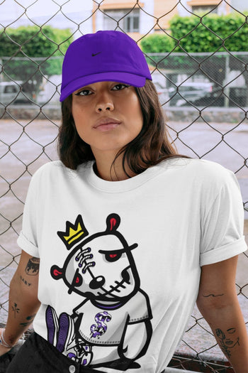 Jordan 1 WMNS Court Purple Sneaker Match Tees Dead Dolls Sneaker Tees Jordan 1 WMNS Court Purple Sneaker Release Tees Unisex Shirts