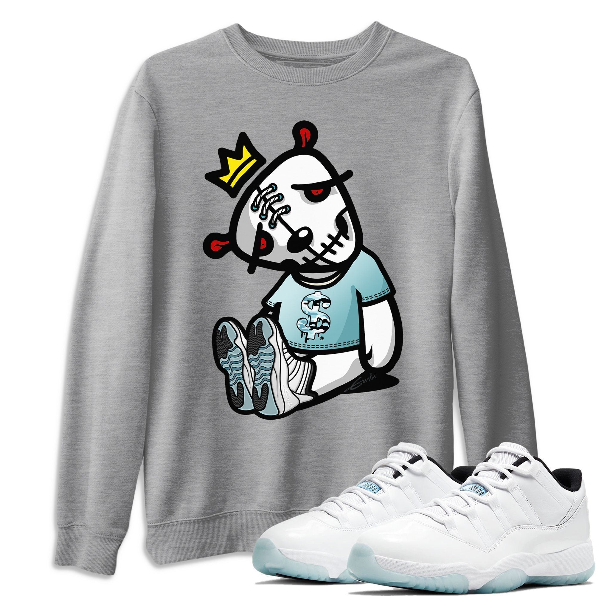 Jordan 11 Legend Blue Sneaker Match Tees Dead Dolls Sneaker Tees Jordan 11 Legend Blue Sneaker Release Tees Unisex Shirts