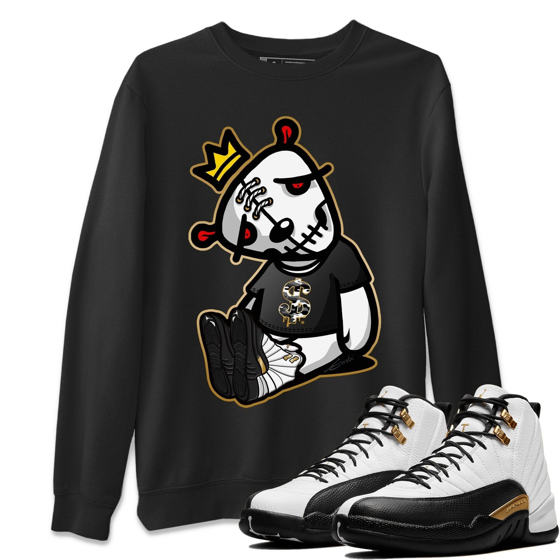 Jordan 12 Royalty Sneaker Match Tees Dead Dolls Sneaker Tees Jordan 12 Royalty Sneaker Release Tees Unisex Shirts