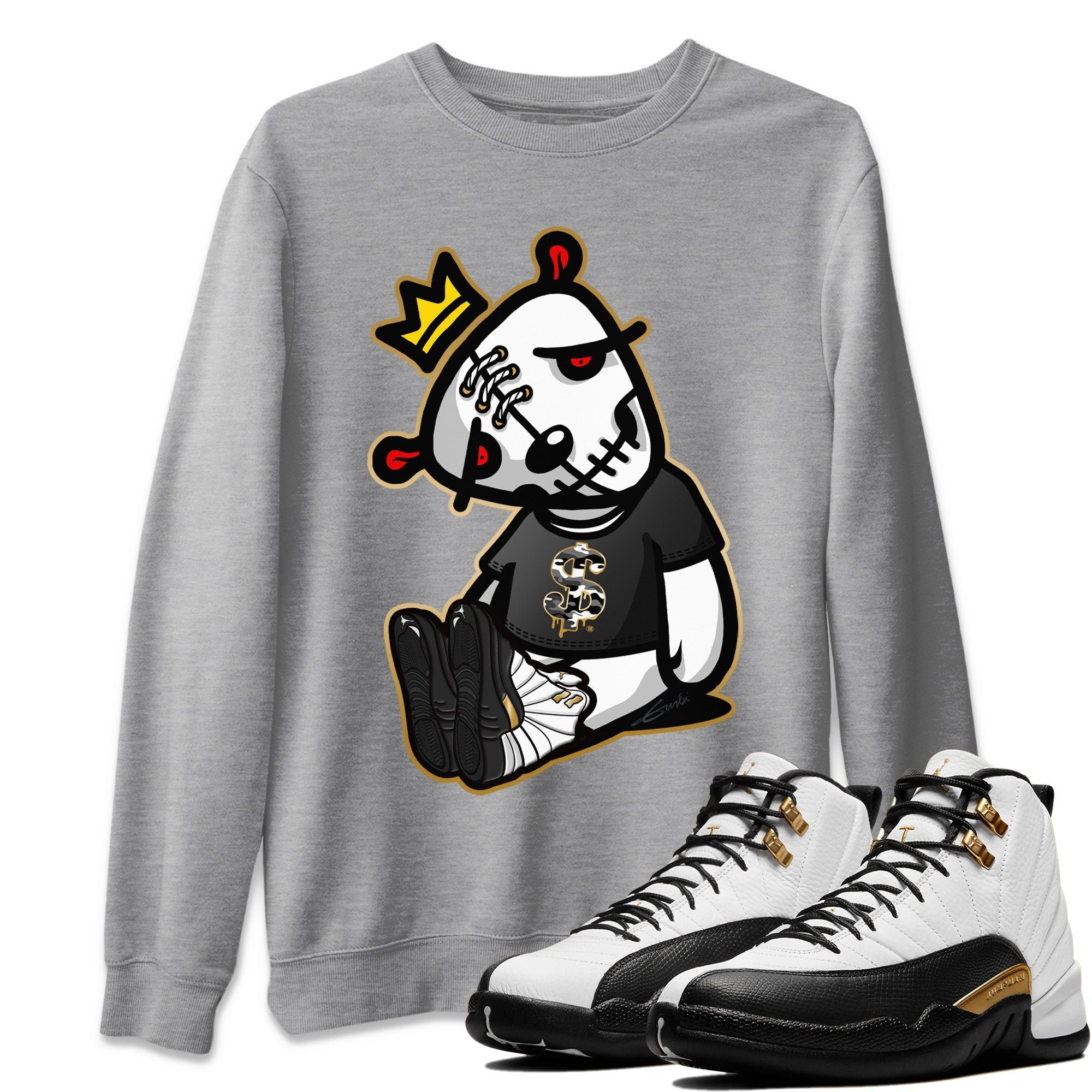 Jordan 12 Royalty Sneaker Match Tees Dead Dolls Sneaker Tees Jordan 12 Royalty Sneaker Release Tees Unisex Shirts