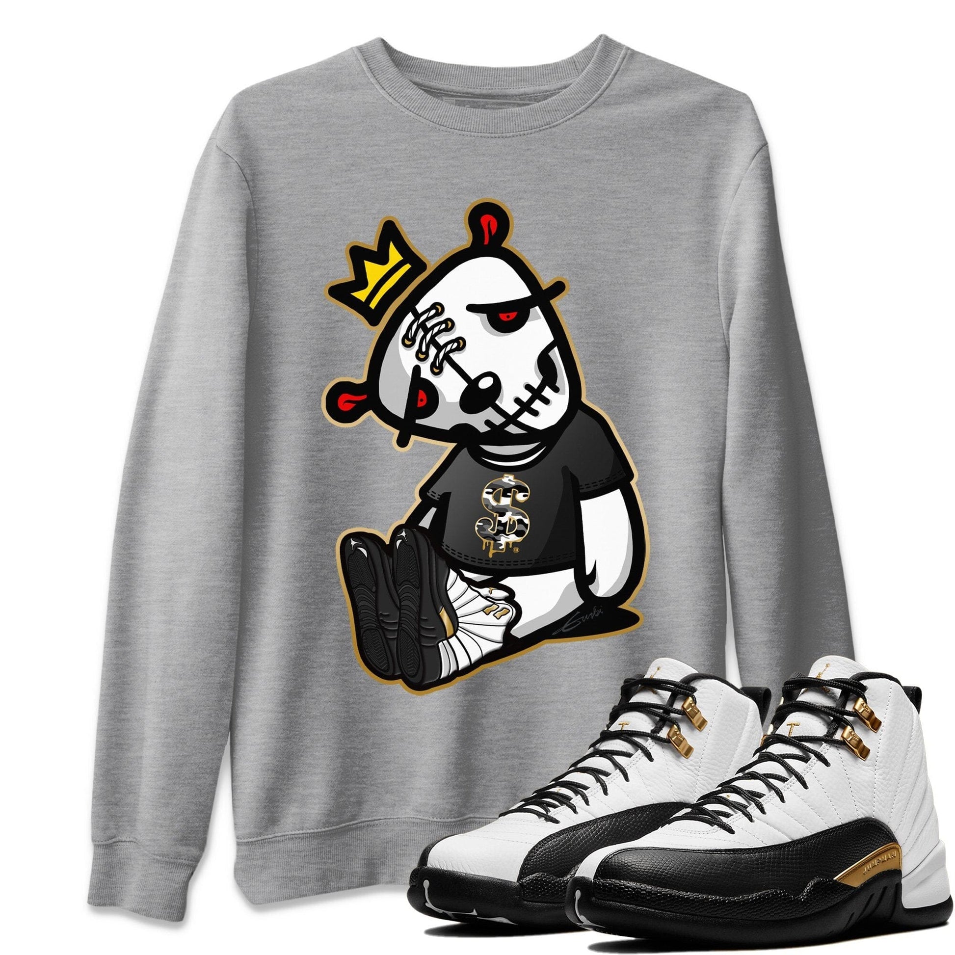 Jordan 12 Royalty Sneaker Match Tees Dead Dolls Sneaker Tees Jordan 12 Royalty Sneaker Release Tees Unisex Shirts