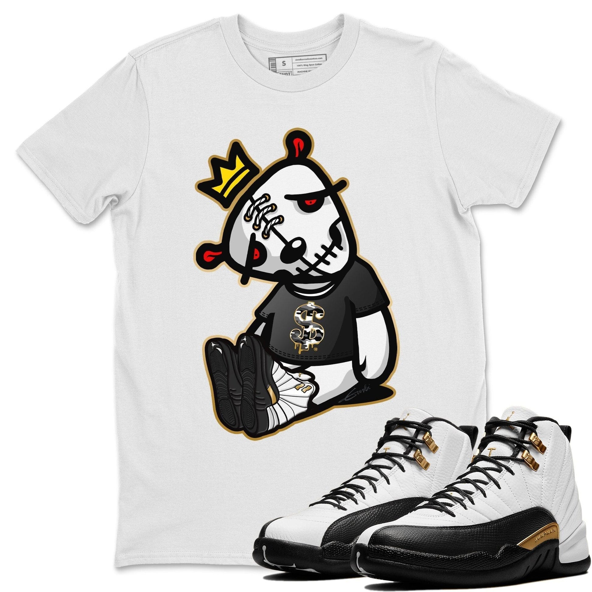 Jordan 12 Royalty Sneaker Match Tees Dead Dolls Sneaker Tees Jordan 12 Royalty Sneaker Release Tees Unisex Shirts