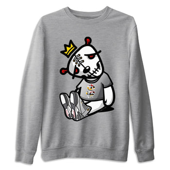 Jordan 3 Cool Grey Sneaker Match Tees Dead Dolls Sneaker Tees Jordan 3 Cool Grey Sneaker Release Tees Unisex Shirts