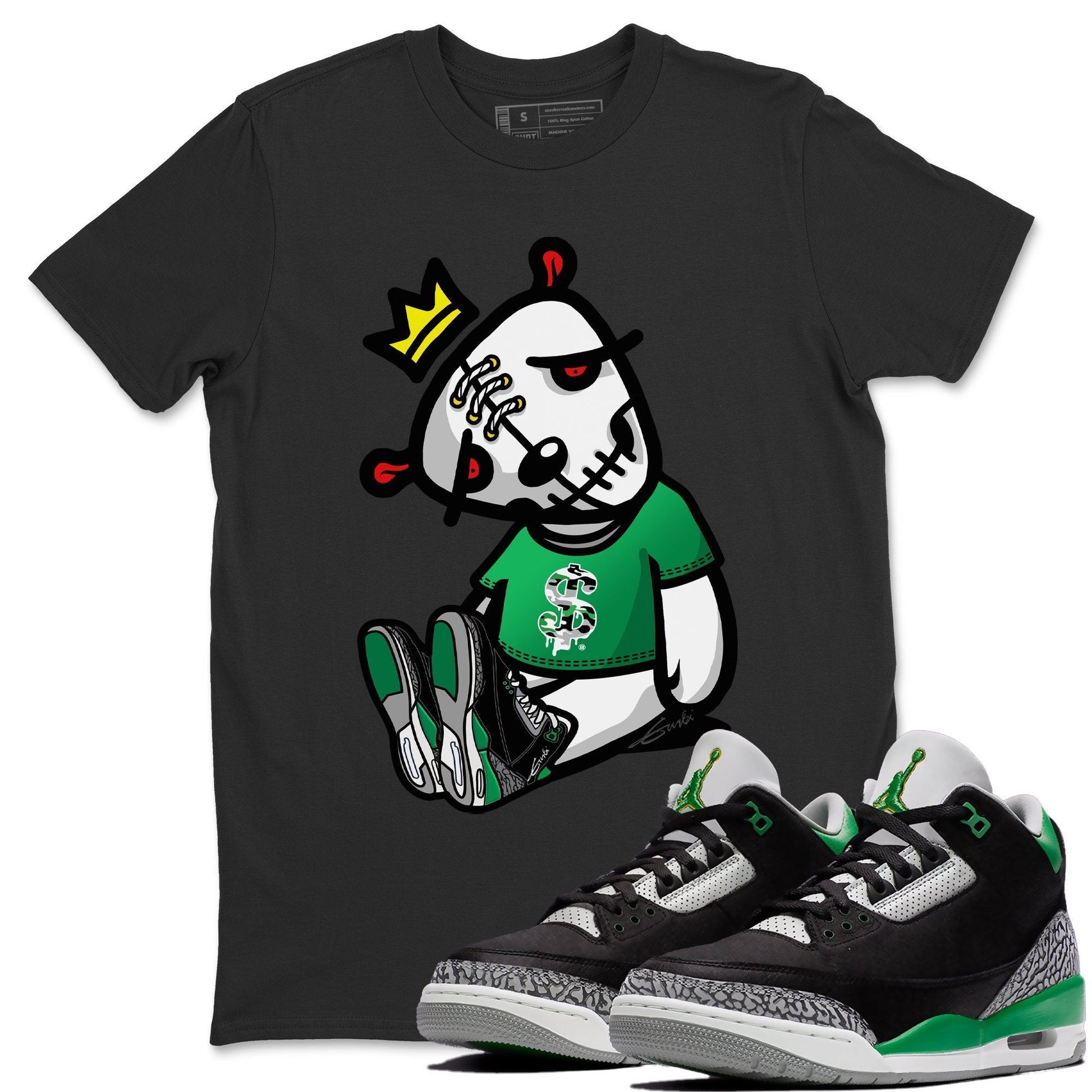 Jordan 3 Pine Green Sneaker Match Tees Dead Dolls Sneaker Tees Jordan 3 Pine Green Sneaker Release Tees Unisex Shirts