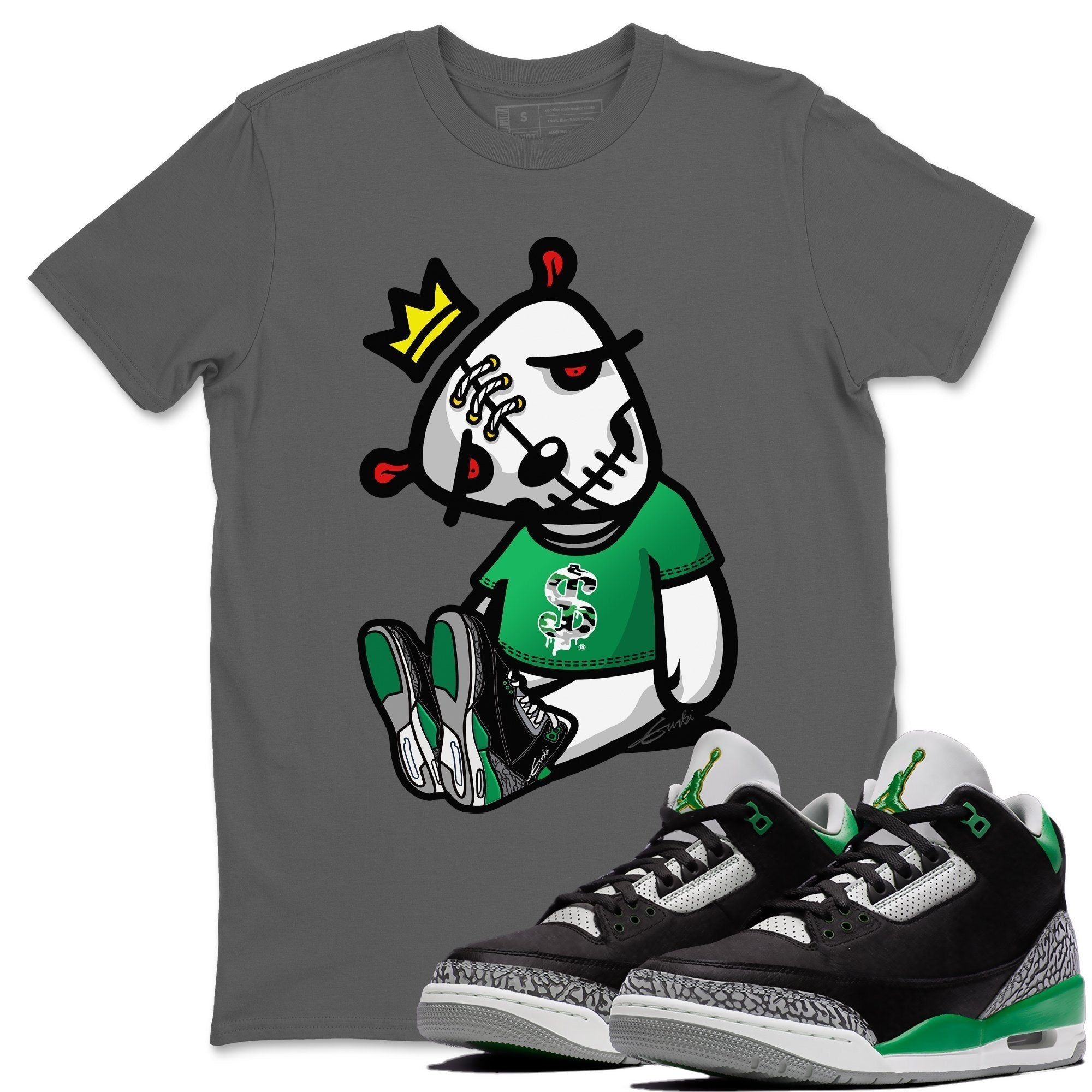 Jordan 3 Pine Green Sneaker Match Tees Dead Dolls Sneaker Tees Jordan 3 Pine Green Sneaker Release Tees Unisex Shirts