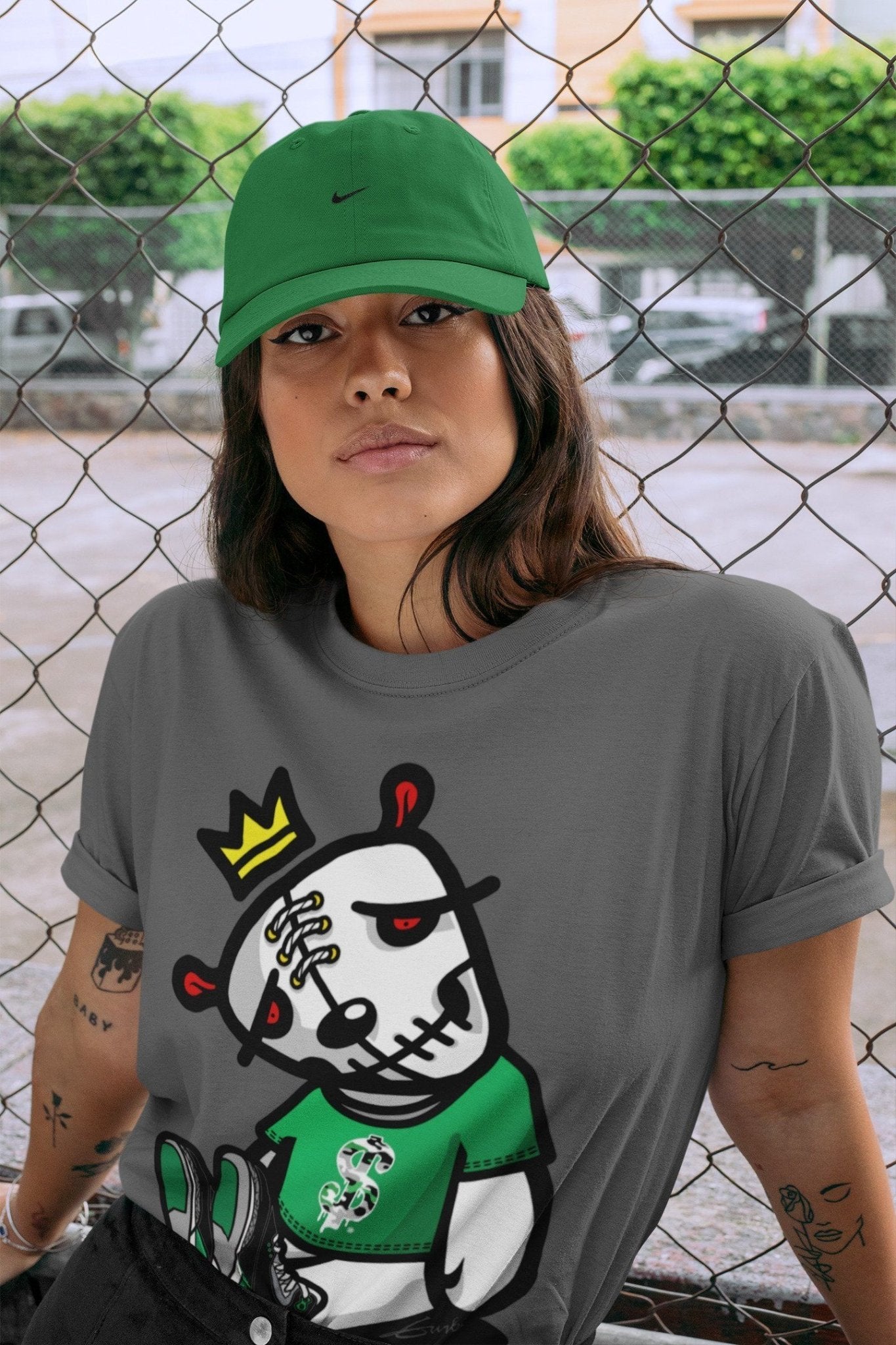 Jordan 3 Pine Green Sneaker Match Tees Dead Dolls Sneaker Tees Jordan 3 Pine Green Sneaker Release Tees Unisex Shirts
