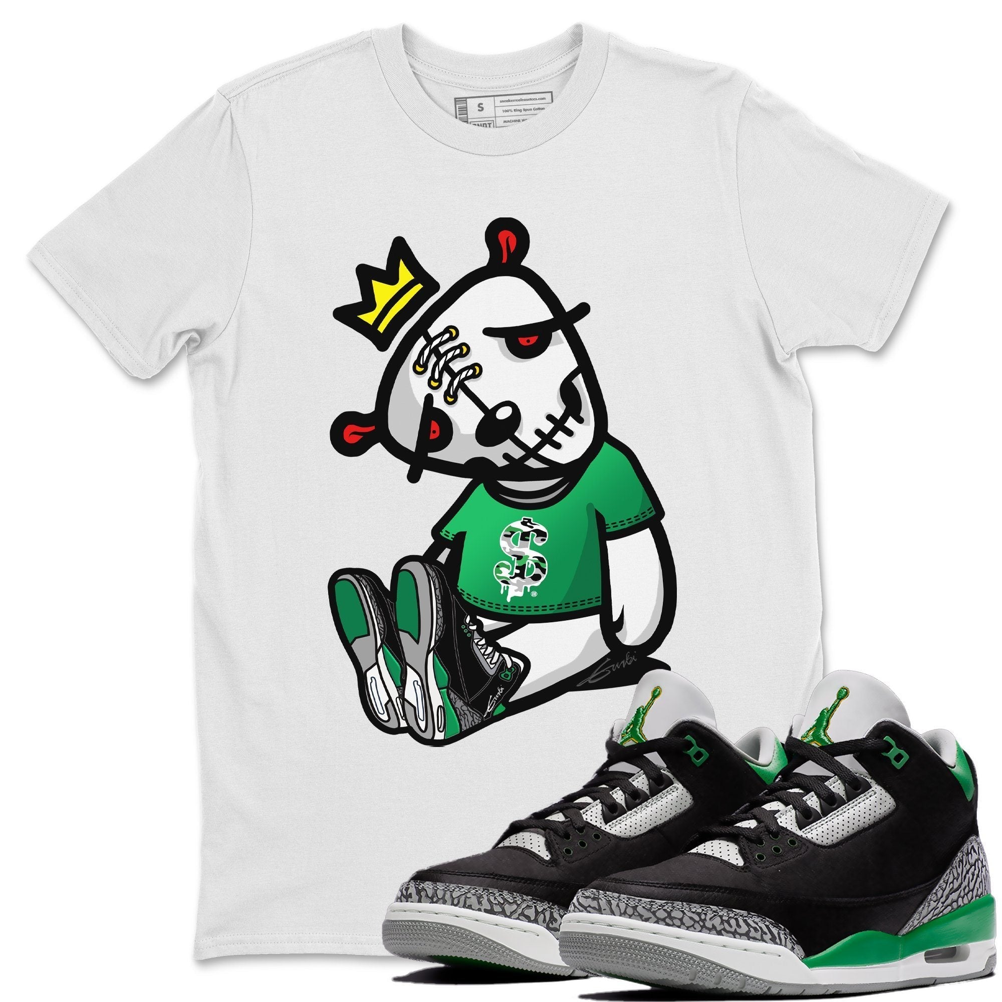 Jordan 3 Pine Green Sneaker Match Tees Dead Dolls Sneaker Tees Jordan 3 Pine Green Sneaker Release Tees Unisex Shirts