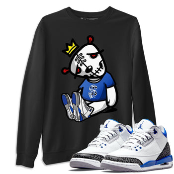 Jordan 3 Racer Blue Sneaker Match Tees Dead Dolls Sneaker Tees Jordan 3 Racer Blue Sneaker Release Tees Unisex Shirts