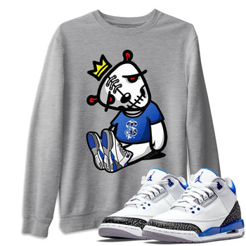 Jordan 3 Racer Blue Sneaker Match Tees Dead Dolls Sneaker Tees Jordan 3 Racer Blue Sneaker Release Tees Unisex Shirts