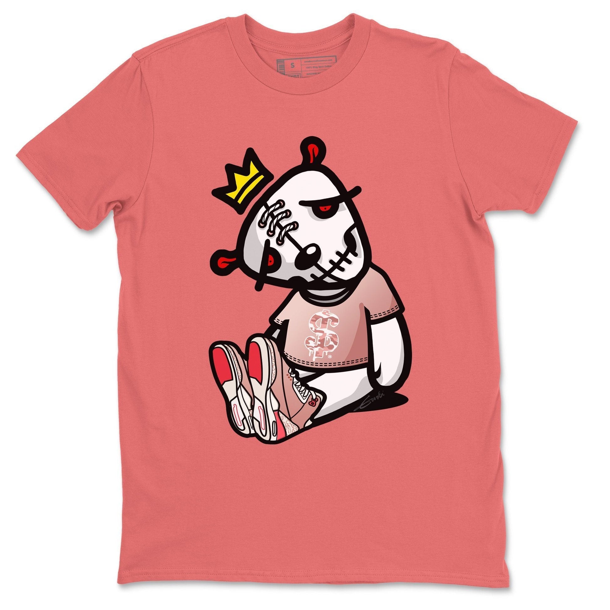Jordan 3 Rust Pink Sneaker Match Tees Dead Dolls Sneaker Tees Jordan 3 Rust Pink Sneaker Release Tees Unisex Shirts