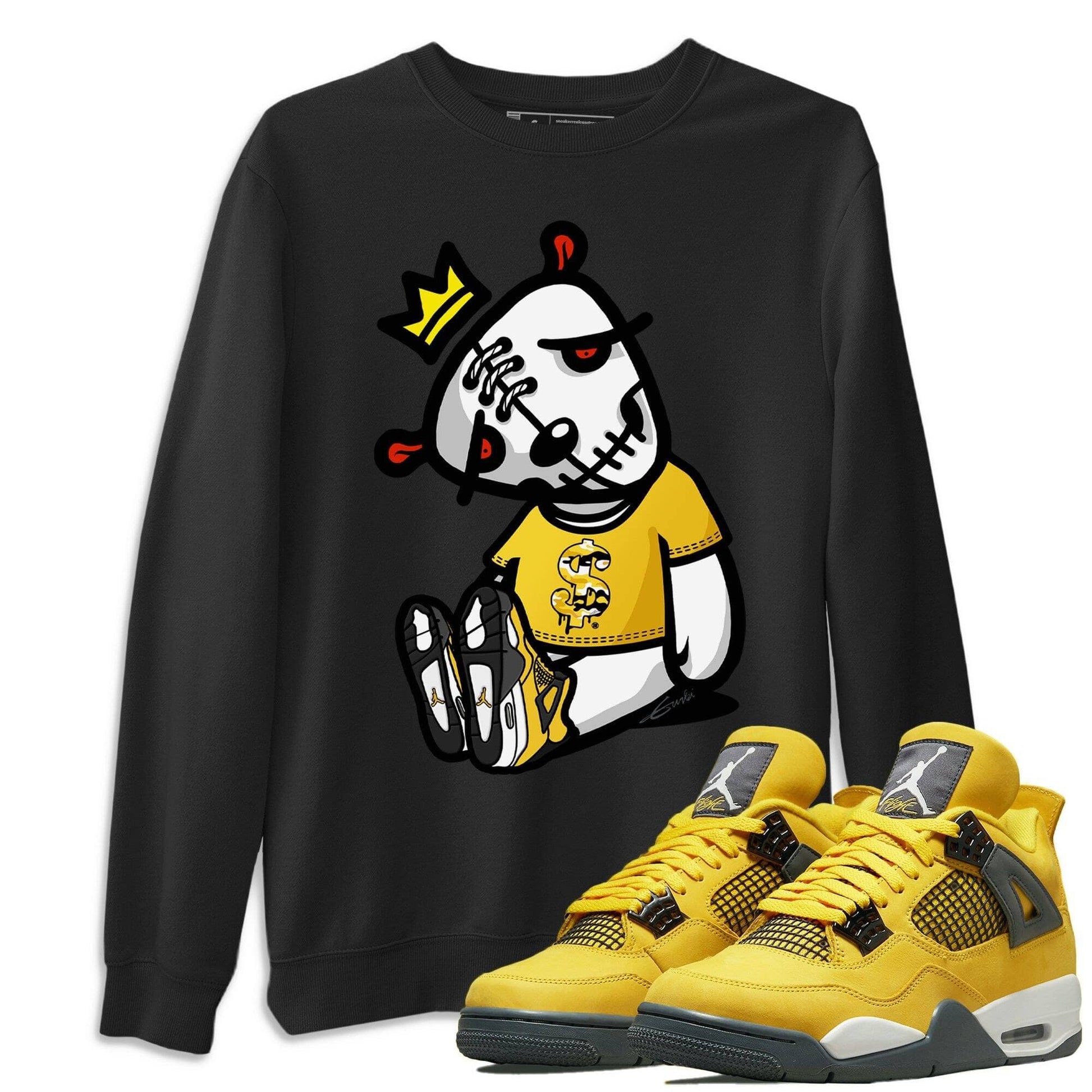 Jordan 4 Lightning Sneaker Match Tees Dead Dolls Sneaker Tees Jordan 4 Lightning Sneaker Release Tees Unisex Shirts