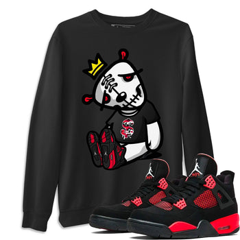 Jordan 4 Red Thunder Sneaker Match Tees Dead Dolls Sneaker Tees Jordan 4 Red Thunder Sneaker Release Tees Unisex Shirts