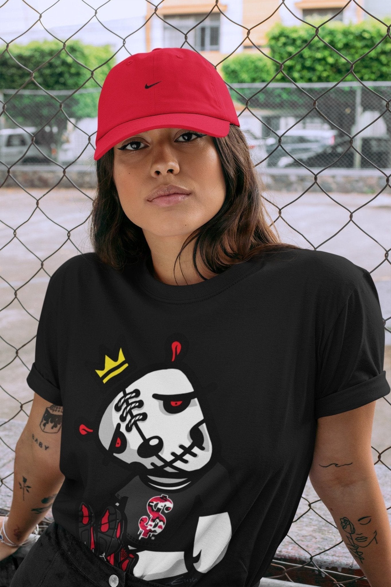 Jordan 4 Red Thunder Sneaker Match Tees Dead Dolls Sneaker Tees Jordan 4 Red Thunder Sneaker Release Tees Unisex Shirts