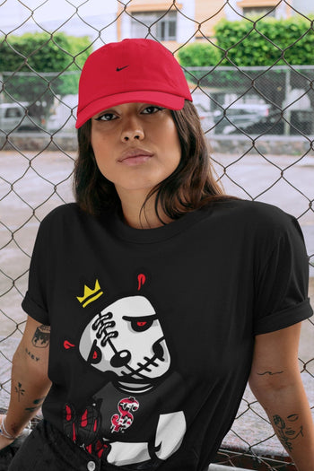 Jordan 4 Red Thunder Sneaker Match Tees Dead Dolls Sneaker Tees Jordan 4 Red Thunder Sneaker Release Tees Unisex Shirts