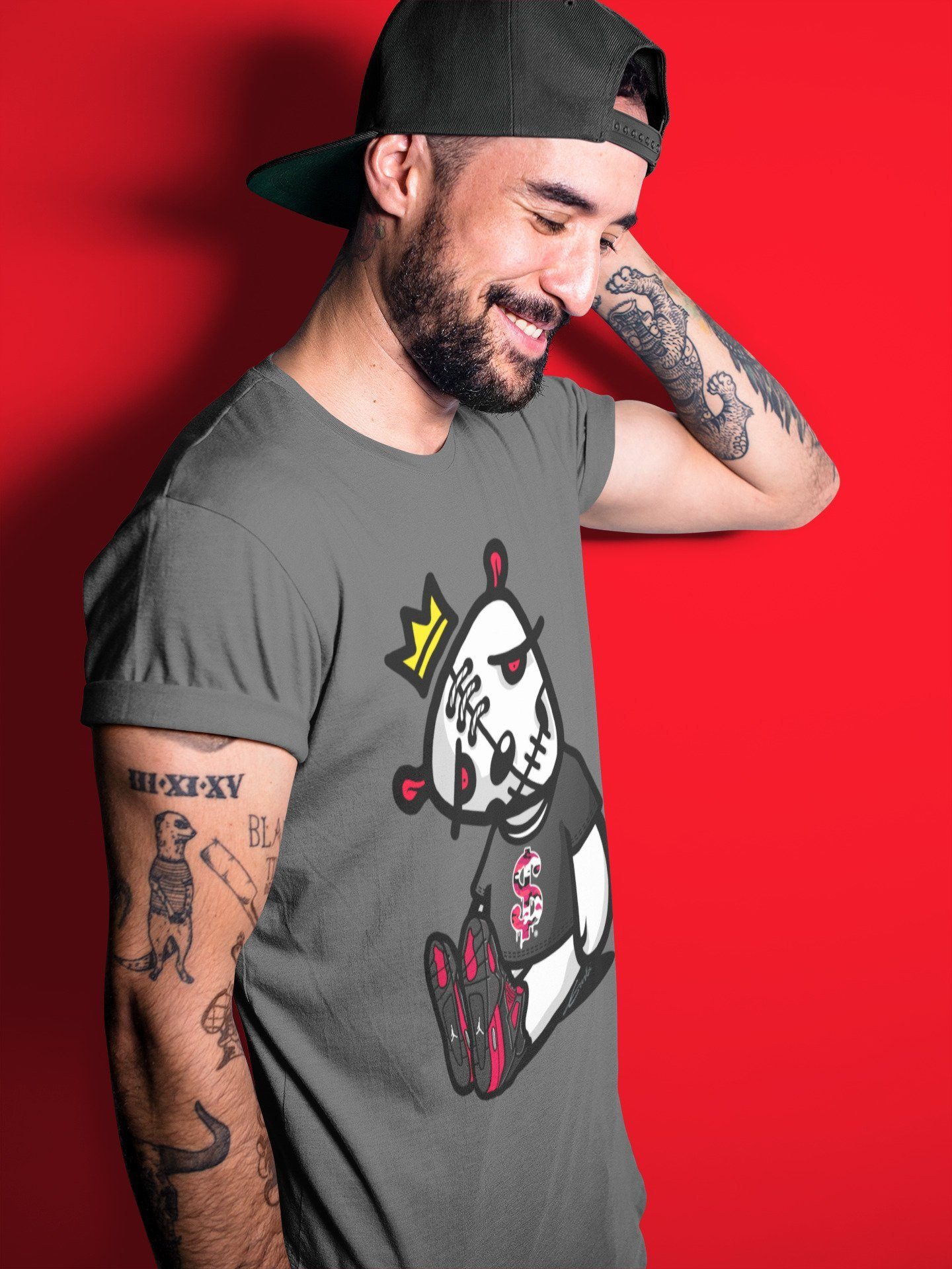 Jordan 4 Red Thunder Sneaker Match Tees Dead Dolls Sneaker Tees Jordan 4 Red Thunder Sneaker Release Tees Unisex Shirts