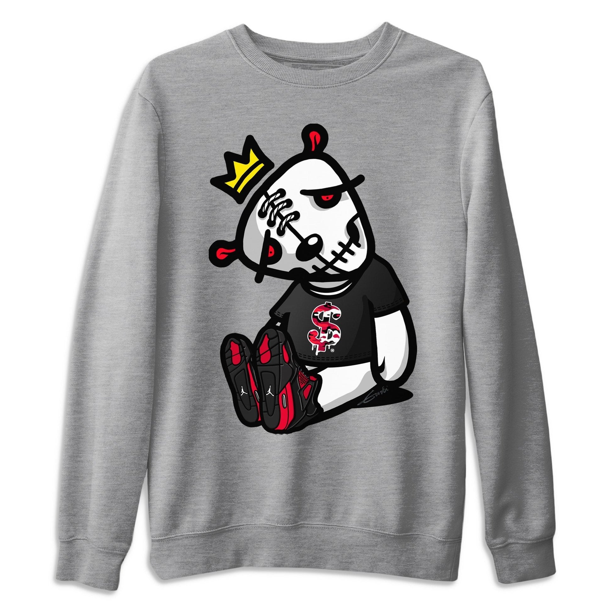 Jordan 4 Red Thunder Sneaker Match Tees Dead Dolls Sneaker Tees Jordan 4 Red Thunder Sneaker Release Tees Unisex Shirts