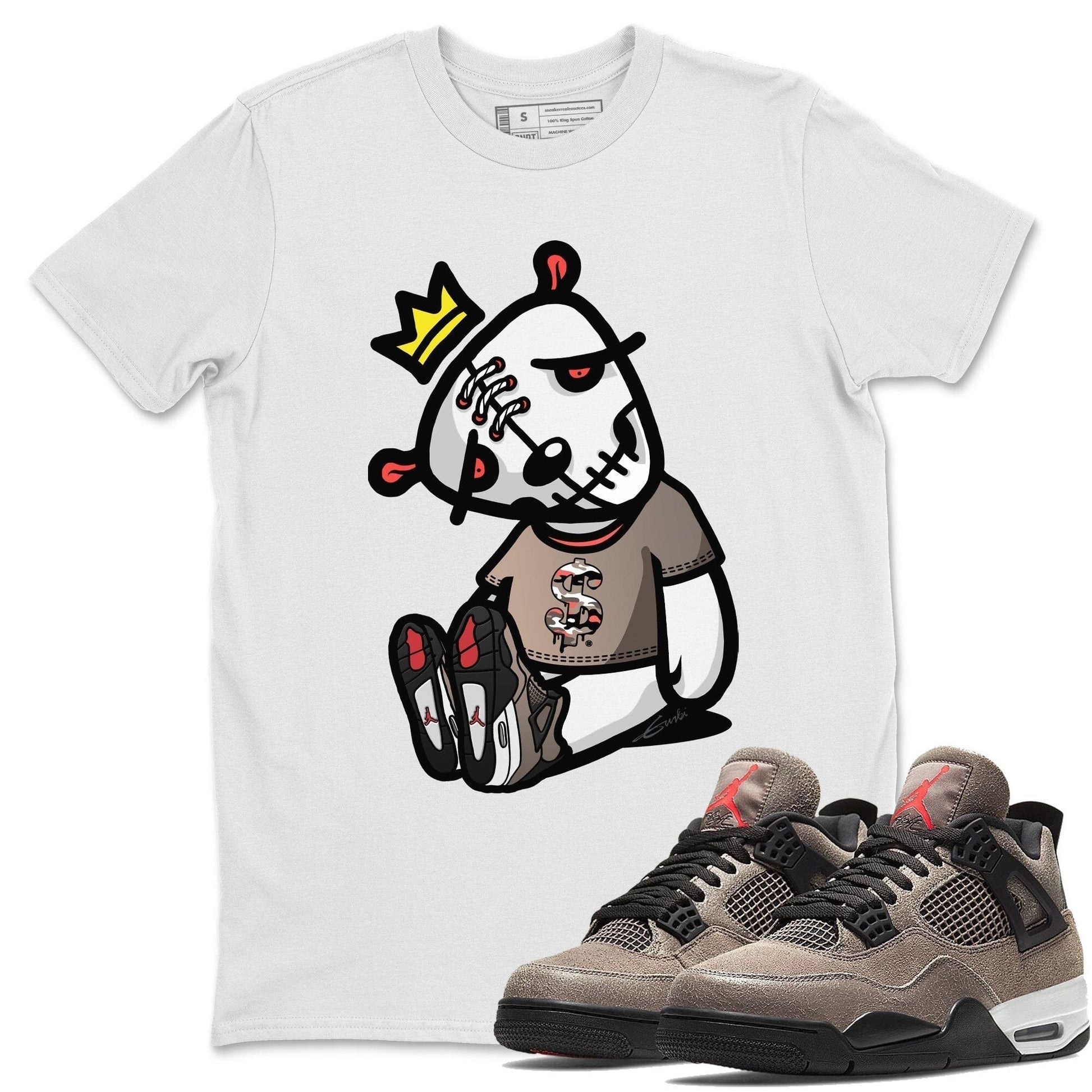 Jordan 4 Taupe Haze Sneaker Match Tees Dead Dolls Sneaker Tees Jordan 4 Taupe Haze Sneaker Release Tees Unisex Shirts