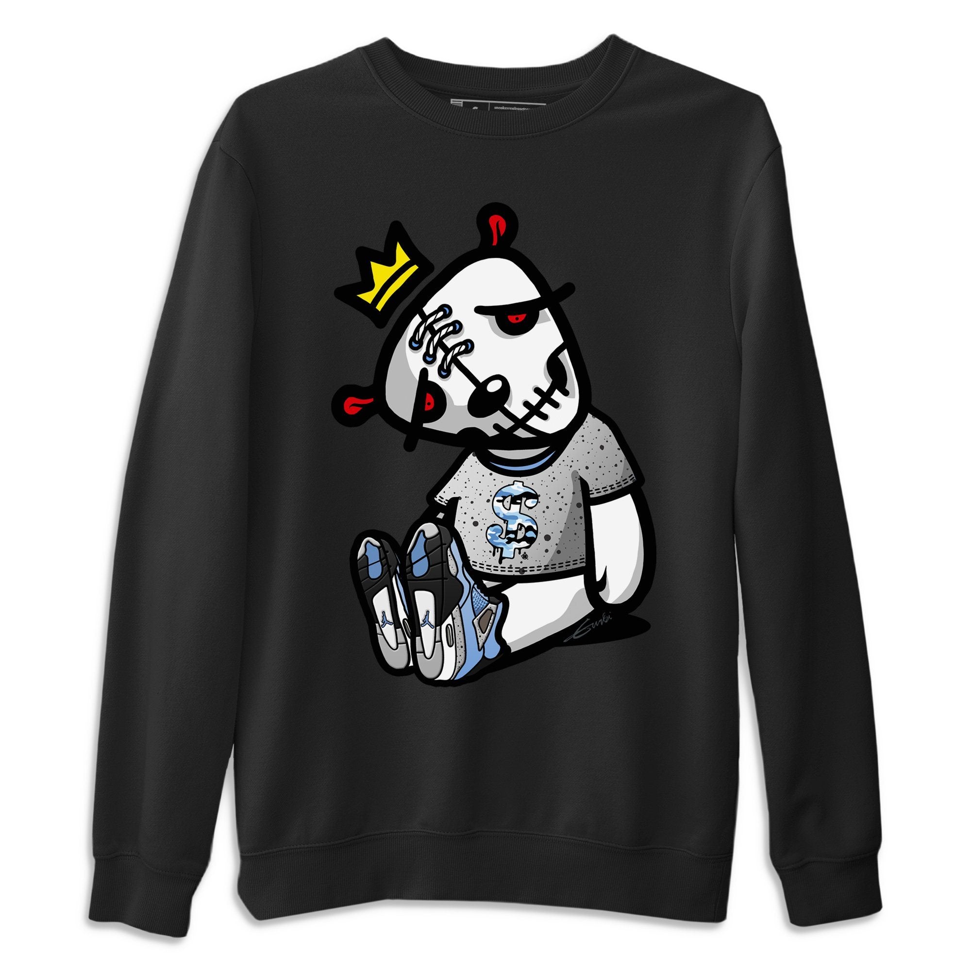 Jordan 4 University Blue Sneaker Match Tees Dead Dolls Sneaker Tees Jordan 4 University Blue Sneaker Release Tees Unisex Shirts