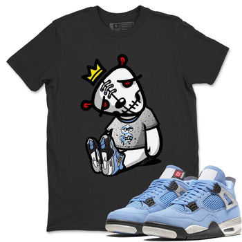 Jordan 4 University Blue Sneaker Match Tees Dead Dolls Sneaker Tees Jordan 4 University Blue Sneaker Release Tees Unisex Shirts