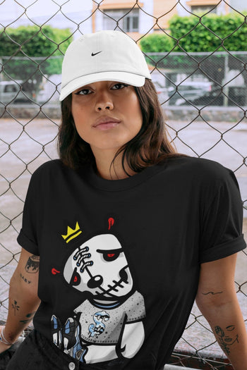 Jordan 4 University Blue Sneaker Match Tees Dead Dolls Sneaker Tees Jordan 4 University Blue Sneaker Release Tees Unisex Shirts
