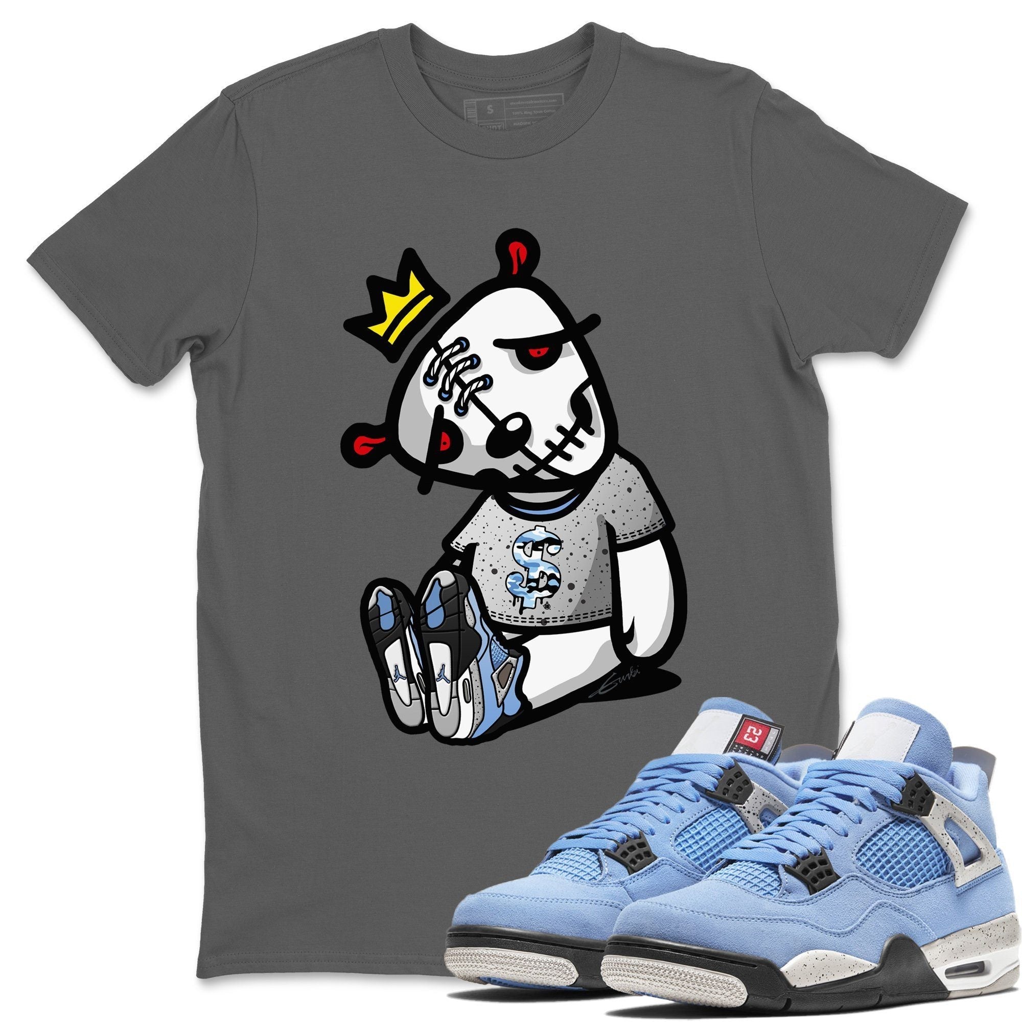 Jordan 4 University Blue Sneaker Match Tees Dead Dolls Sneaker Tees Jordan 4 University Blue Sneaker Release Tees Unisex Shirts