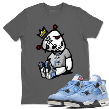 Jordan 4 University Blue Sneaker Match Tees Dead Dolls Sneaker Tees Jordan 4 University Blue Sneaker Release Tees Unisex Shirts