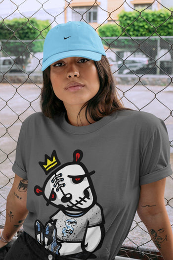 Jordan 4 University Blue Sneaker Match Tees Dead Dolls Sneaker Tees Jordan 4 University Blue Sneaker Release Tees Unisex Shirts