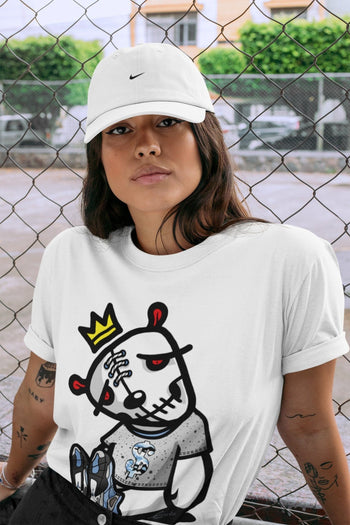 Jordan 4 University Blue Sneaker Match Tees Dead Dolls Sneaker Tees Jordan 4 University Blue Sneaker Release Tees Unisex Shirts