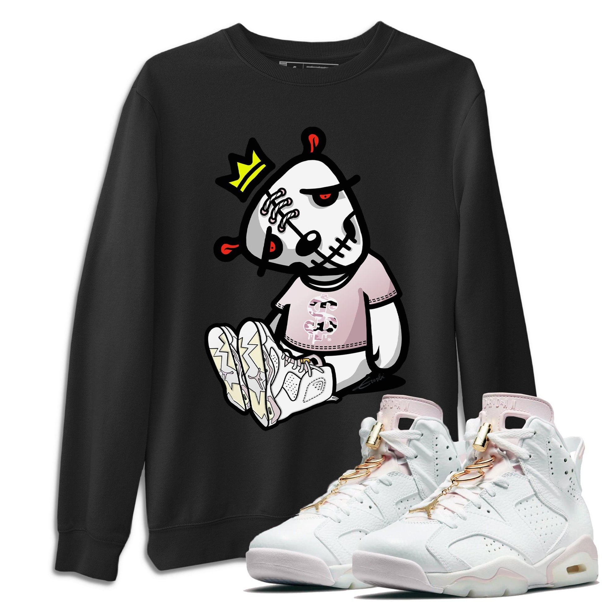 Jordan 6 Gold Hoops Sneaker Match Tees Dead Dolls Sneaker Tees Jordan 6 Gold Hoops Sneaker Release Tees Unisex Shirts