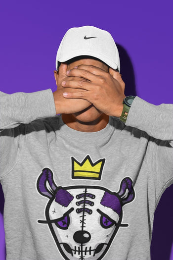 Jordan 1 WMNS Court Purple Sneaker Match Tees Dead Dolls Face Sneaker Tees Jordan 1 WMNS Court Purple Sneaker Release Tees Unisex Shirts
