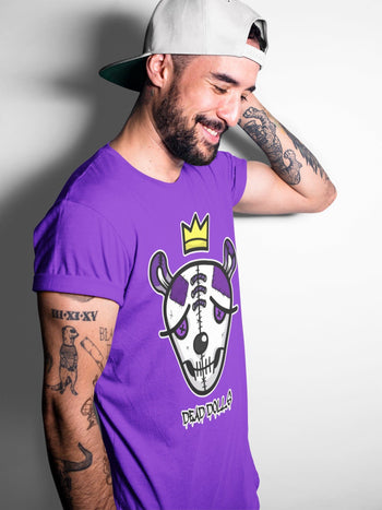 Jordan 1 WMNS Court Purple Sneaker Match Tees Dead Dolls Face Sneaker Tees Jordan 1 WMNS Court Purple Sneaker Release Tees Unisex Shirts