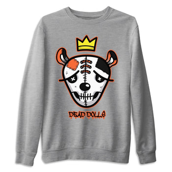 Jordan 1 Electro Orange Sneaker Match Tees Dead Dolls Face Sneaker Tees Jordan 1 Electro Orange Sneaker Release Tees Unisex Shirts