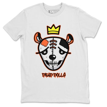 Jordan 1 Electro Orange Sneaker Match Tees Dead Dolls Face Sneaker Tees Jordan 1 Electro Orange Sneaker Release Tees Unisex Shirts