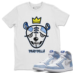 Jordan 1 Hyper Royal Sneaker Match Tees Dead Dolls Face Sneaker Tees Jordan 1 Hyper Royal Sneaker Release Tees Unisex Shirts