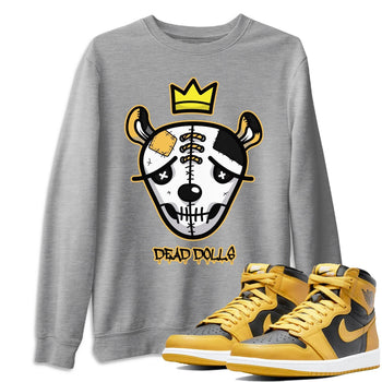 Jordan 1 Pollen Sneaker Match Tees Dead Dolls Face Sneaker Tees Jordan 1 Pollen Sneaker Release Tees Unisex Shirts