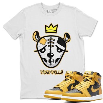 Jordan 1 Pollen Sneaker Match Tees Dead Dolls Face Sneaker Tees Jordan 1 Pollen Sneaker Release Tees Unisex Shirts