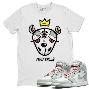 Jordan 1 Seafoam Sneaker Match Tees Dead Dolls Face Sneaker Tees Jordan 1 Seafoam Sneaker Release Tees Unisex Shirts