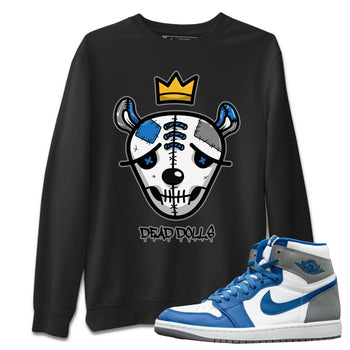 Jordan 1 True Blue Sneaker Match Tees Dead Dolls Face Sneaker Tees Jordan 1 True Blue Sneaker Release Tees Unisex Shirts