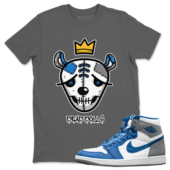 Jordan 1 True Blue Sneaker Match Tees Dead Dolls Face Sneaker Tees Jordan 1 True Blue Sneaker Release Tees Unisex Shirts
